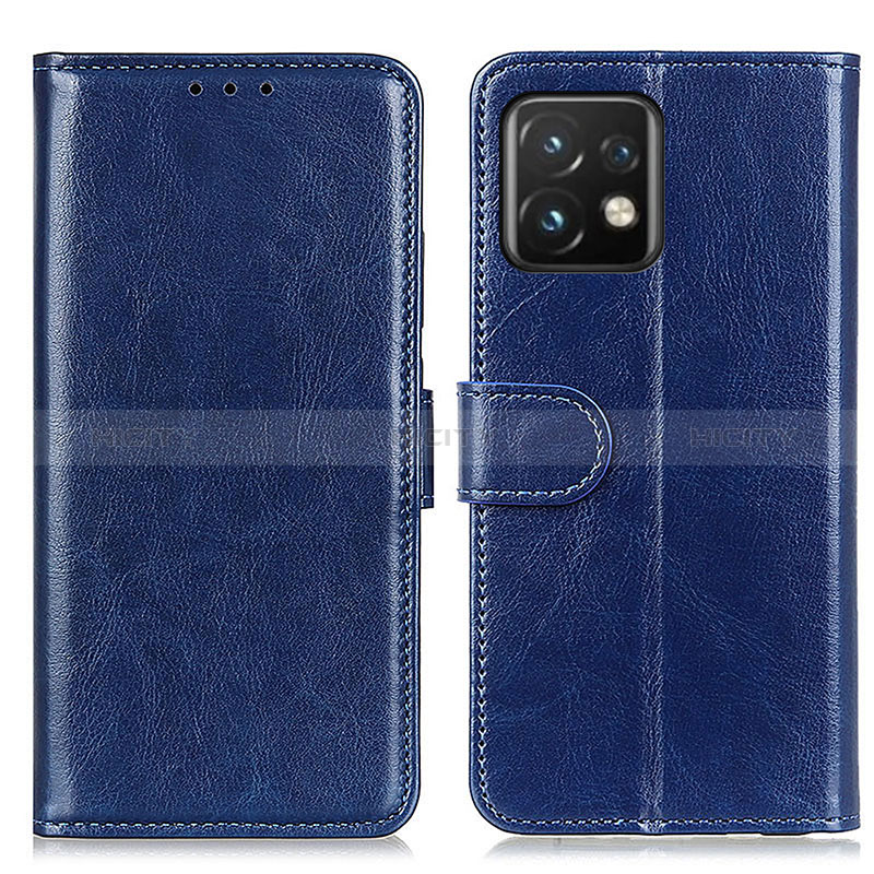 Custodia Portafoglio In Pelle Cover con Supporto M07L per Motorola Moto Edge 40 Pro 5G Blu