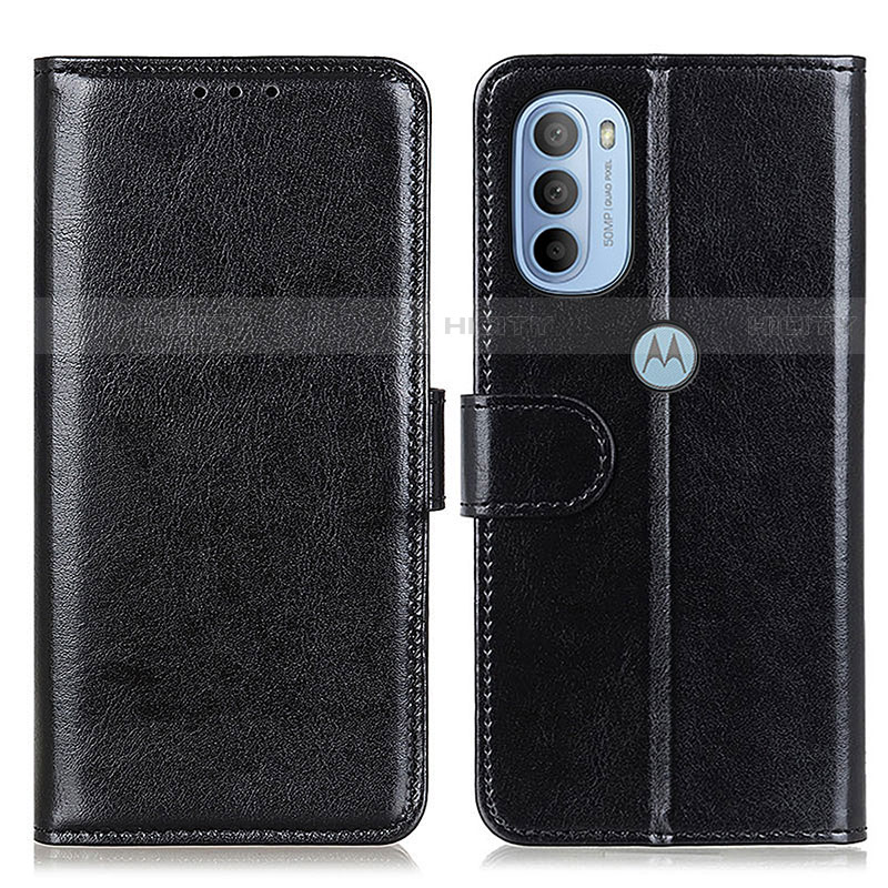 Custodia Portafoglio In Pelle Cover con Supporto M07L per Motorola Moto G41 Nero