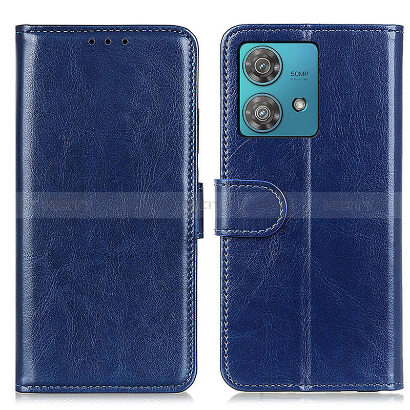 Custodia Portafoglio In Pelle Cover con Supporto M07L per Motorola Moto G84 5G Blu