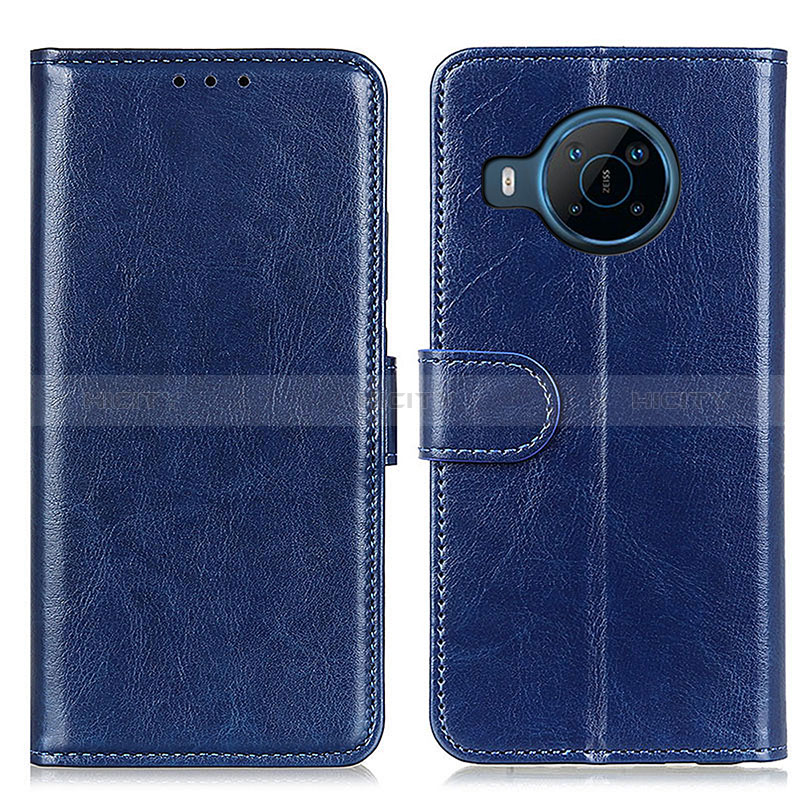 Custodia Portafoglio In Pelle Cover con Supporto M07L per Nokia X100 5G Blu