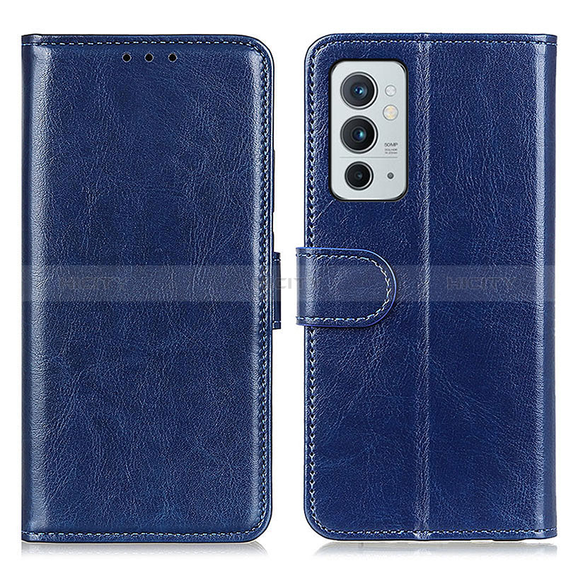 Custodia Portafoglio In Pelle Cover con Supporto M07L per OnePlus 9RT 5G Blu