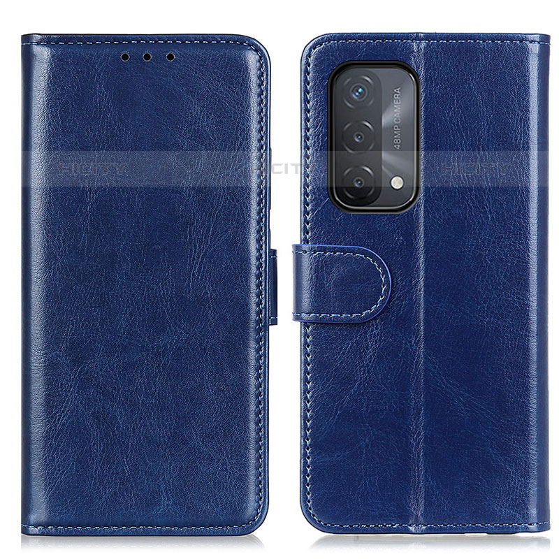 Custodia Portafoglio In Pelle Cover con Supporto M07L per OnePlus Nord N200 5G Blu