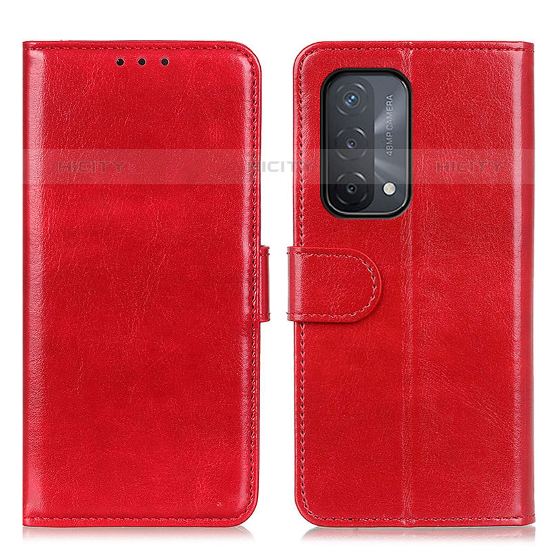 Custodia Portafoglio In Pelle Cover con Supporto M07L per OnePlus Nord N200 5G Rosso