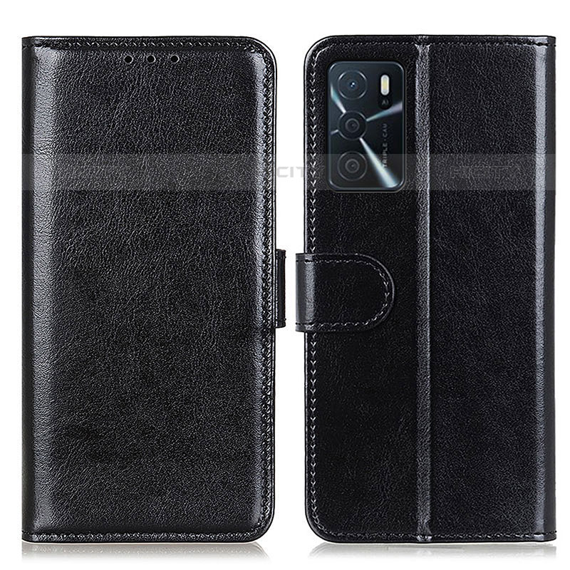 Custodia Portafoglio In Pelle Cover con Supporto M07L per Oppo A16s Nero