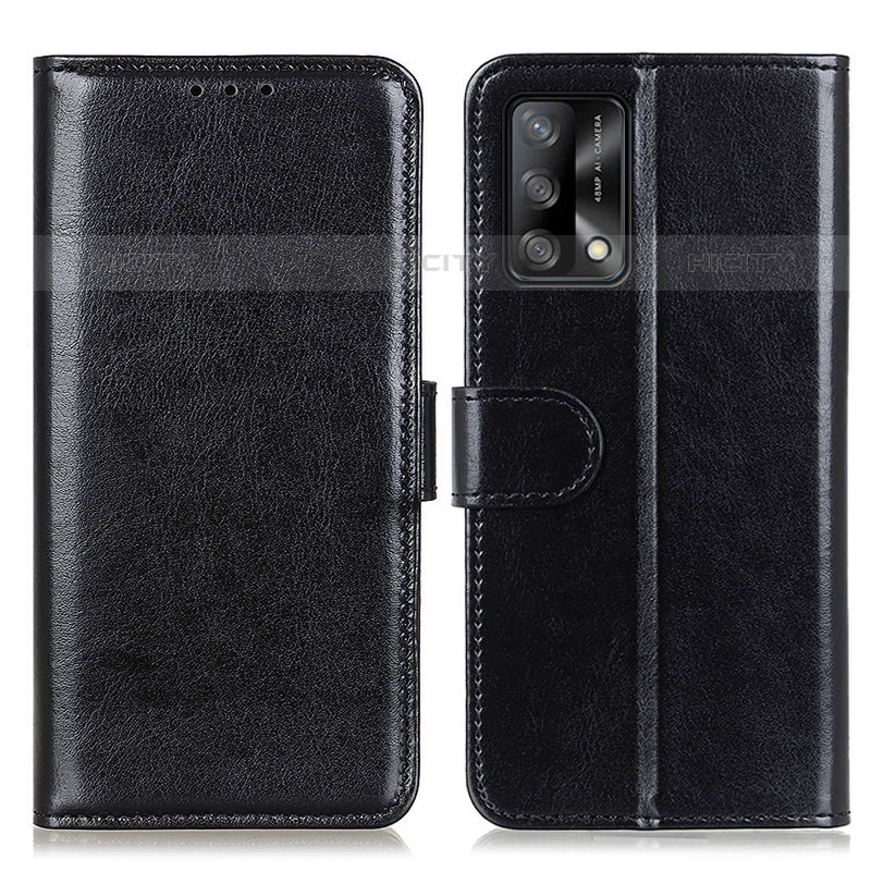 Custodia Portafoglio In Pelle Cover con Supporto M07L per Oppo A74 4G Nero