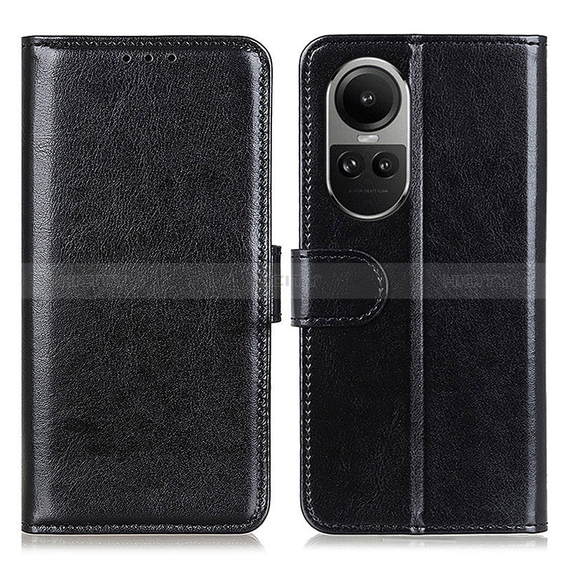 Custodia Portafoglio In Pelle Cover con Supporto M07L per Oppo Reno10 Pro 5G Nero