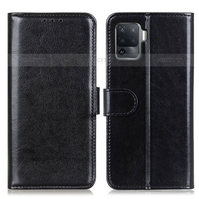 Custodia Portafoglio In Pelle Cover con Supporto M07L per Oppo Reno5 F Nero