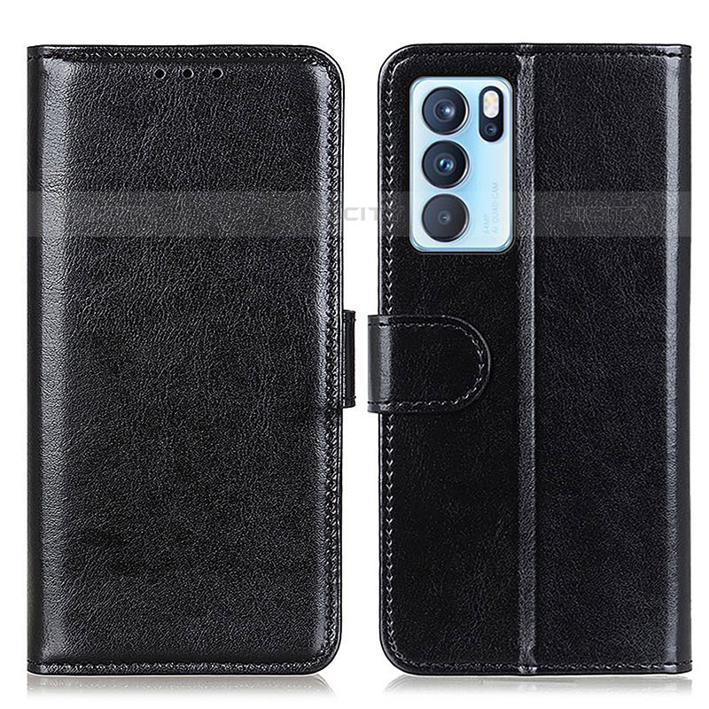 Custodia Portafoglio In Pelle Cover con Supporto M07L per Oppo Reno6 Pro 5G India