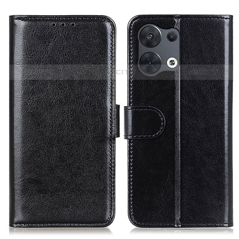 Custodia Portafoglio In Pelle Cover con Supporto M07L per Oppo Reno9 5G Nero