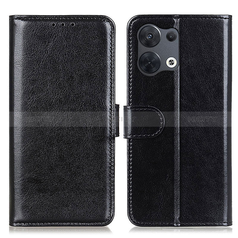 Custodia Portafoglio In Pelle Cover con Supporto M07L per Oppo Reno9 Pro+ Plus 5G Nero