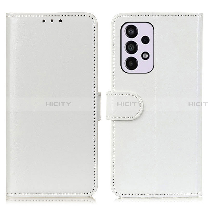 Custodia Portafoglio In Pelle Cover con Supporto M07L per Samsung Galaxy A33 5G Bianco