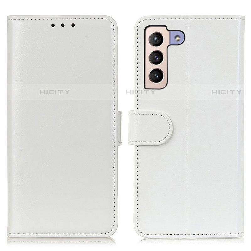 Custodia Portafoglio In Pelle Cover con Supporto M07L per Samsung Galaxy S21 5G Bianco