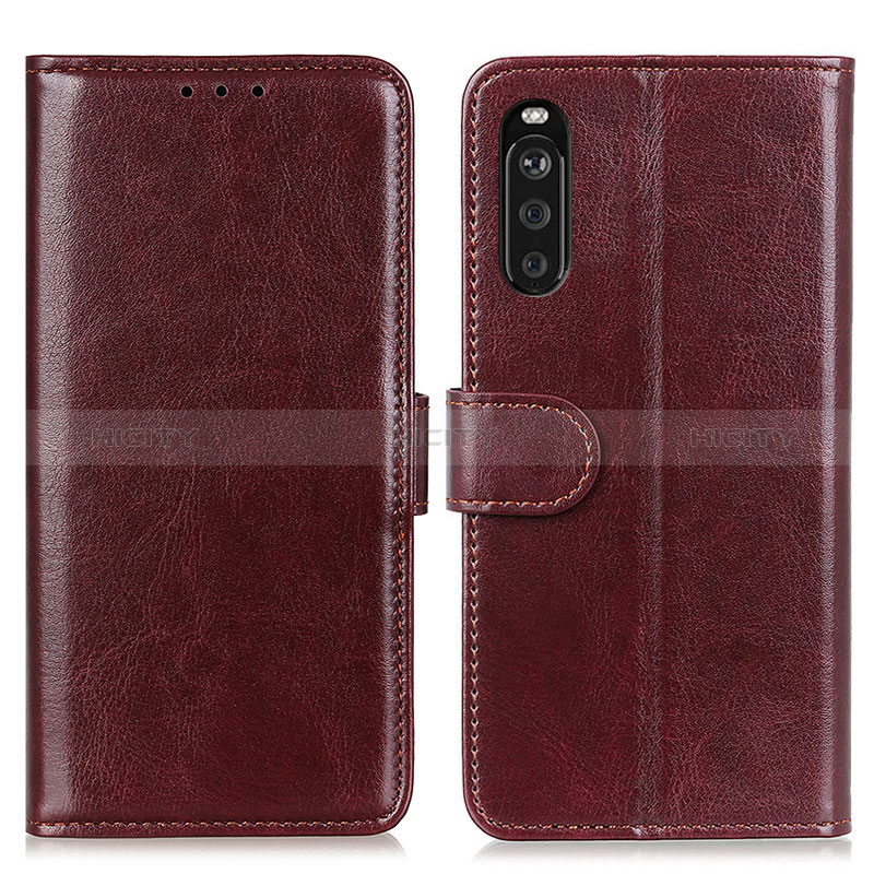 Custodia Portafoglio In Pelle Cover con Supporto M07L per Sony Xperia 10 III Lite