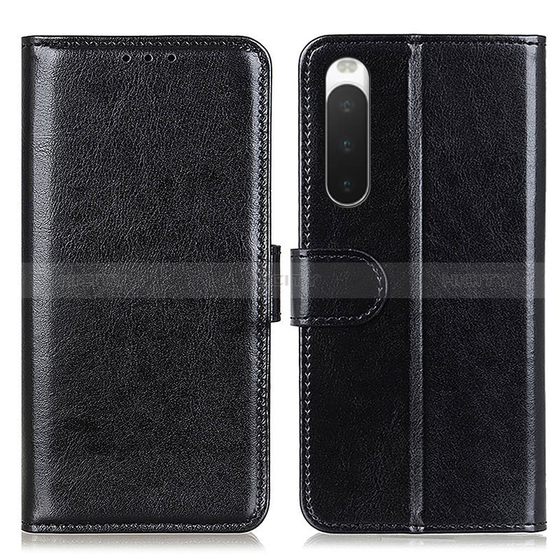 Custodia Portafoglio In Pelle Cover con Supporto M07L per Sony Xperia 10 IV