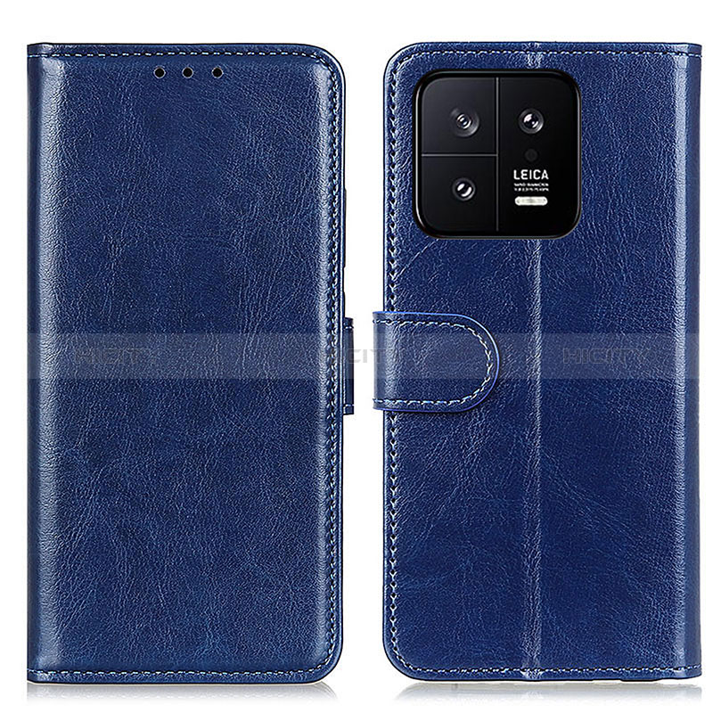 Custodia Portafoglio In Pelle Cover con Supporto M07L per Xiaomi Mi 13 Pro 5G Blu