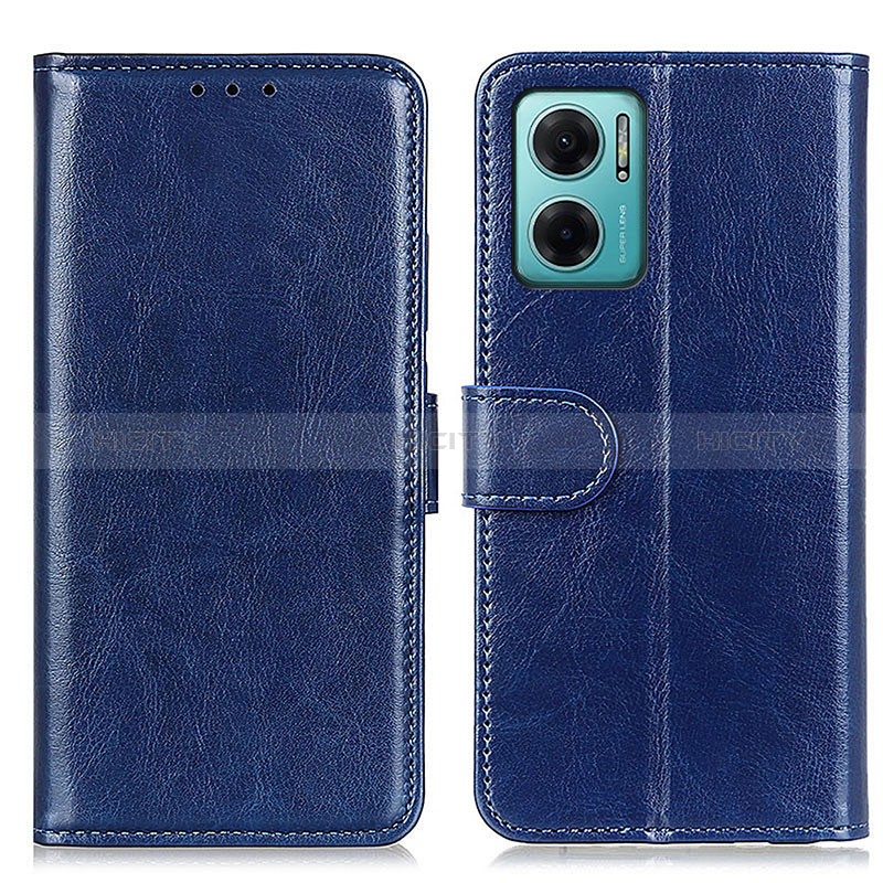 Custodia Portafoglio In Pelle Cover con Supporto M07L per Xiaomi Redmi 10 Prime Plus 5G Blu