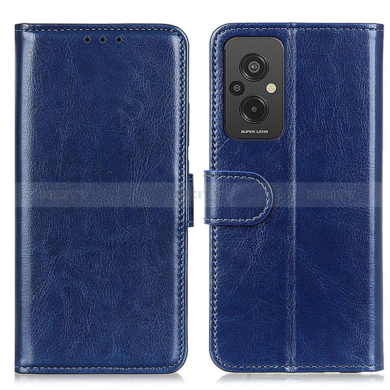 Custodia Portafoglio In Pelle Cover con Supporto M07L per Xiaomi Redmi 11 Prime 4G Blu