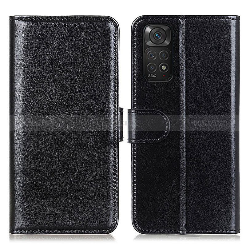 Custodia Portafoglio In Pelle Cover con Supporto M07L per Xiaomi Redmi Note 11 4G (2022) Nero