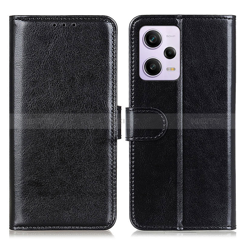 Custodia Portafoglio In Pelle Cover con Supporto M07L per Xiaomi Redmi Note 12 Pro 5G Nero