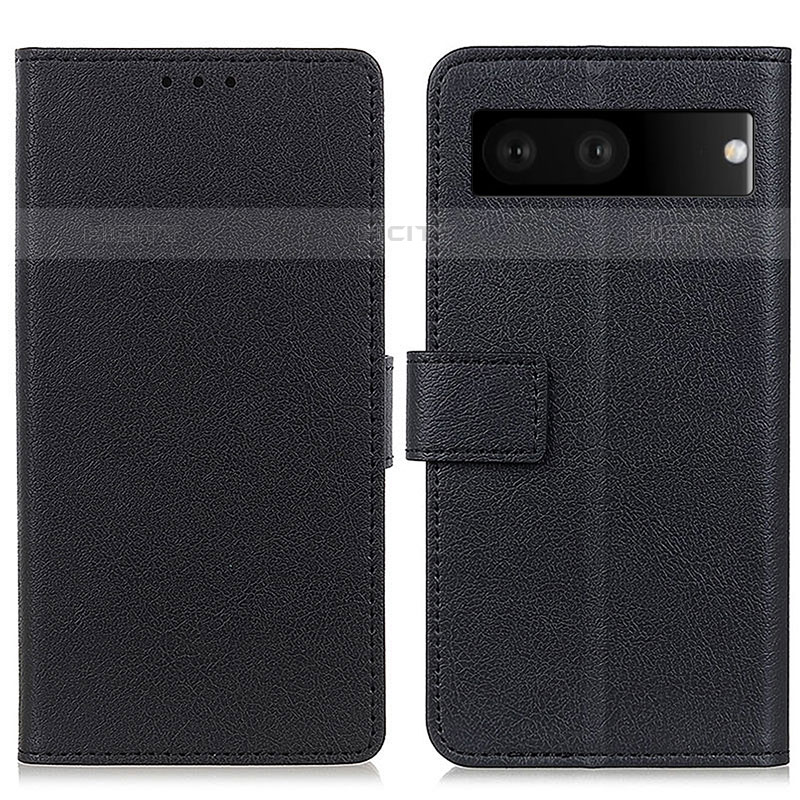 Custodia Portafoglio In Pelle Cover con Supporto M08L per Google Pixel 7 5G Nero