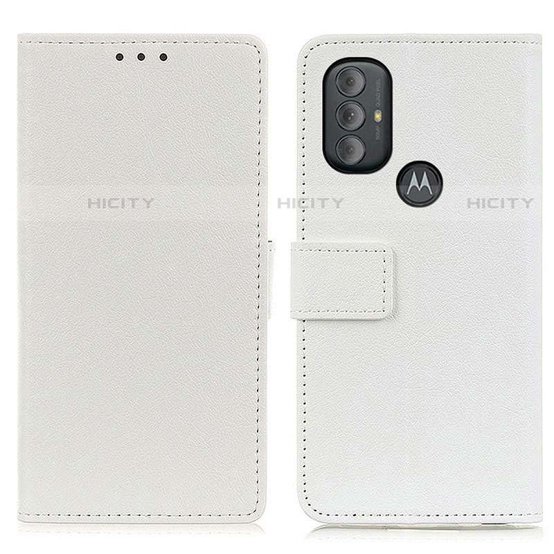 Custodia Portafoglio In Pelle Cover con Supporto M08L per Motorola Moto G Play Gen 2 Bianco