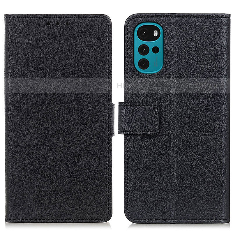 Custodia Portafoglio In Pelle Cover con Supporto M08L per Motorola Moto G22 Nero