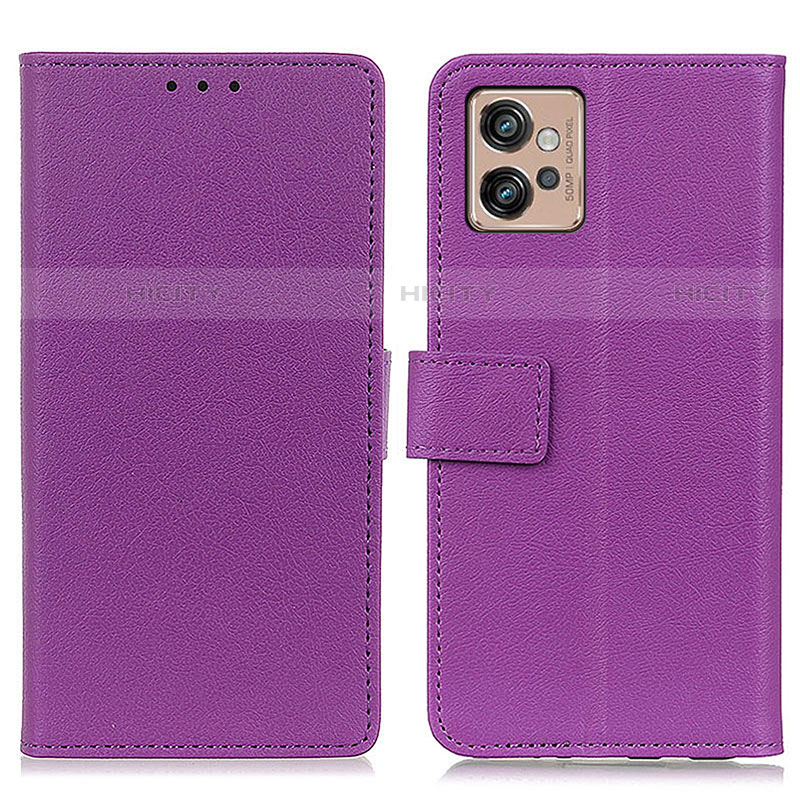 Custodia Portafoglio In Pelle Cover con Supporto M08L per Motorola Moto G32