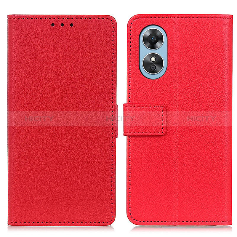 Custodia Portafoglio In Pelle Cover con Supporto M08L per Oppo A17