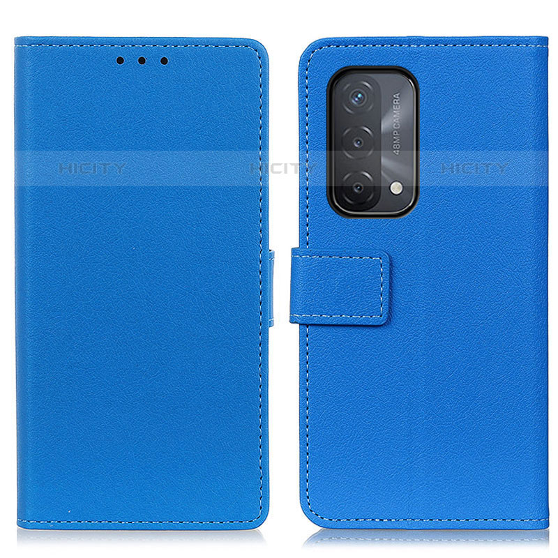 Custodia Portafoglio In Pelle Cover con Supporto M08L per Oppo A93 5G Blu