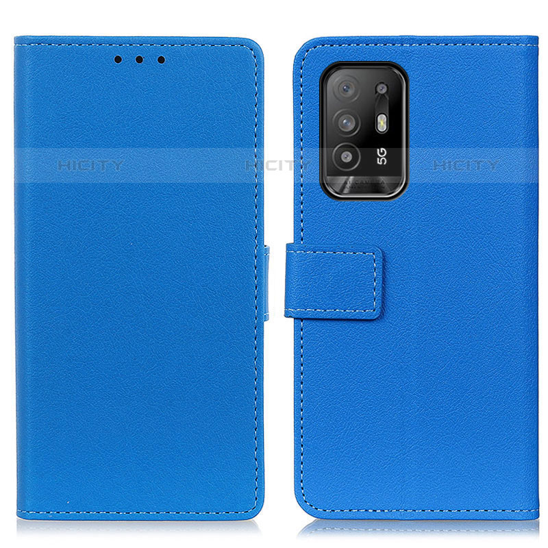 Custodia Portafoglio In Pelle Cover con Supporto M08L per Oppo A94 5G Blu