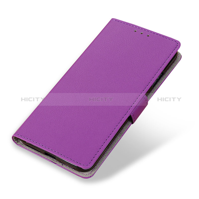 Custodia Portafoglio In Pelle Cover con Supporto M08L per Samsung Galaxy A02s Viola