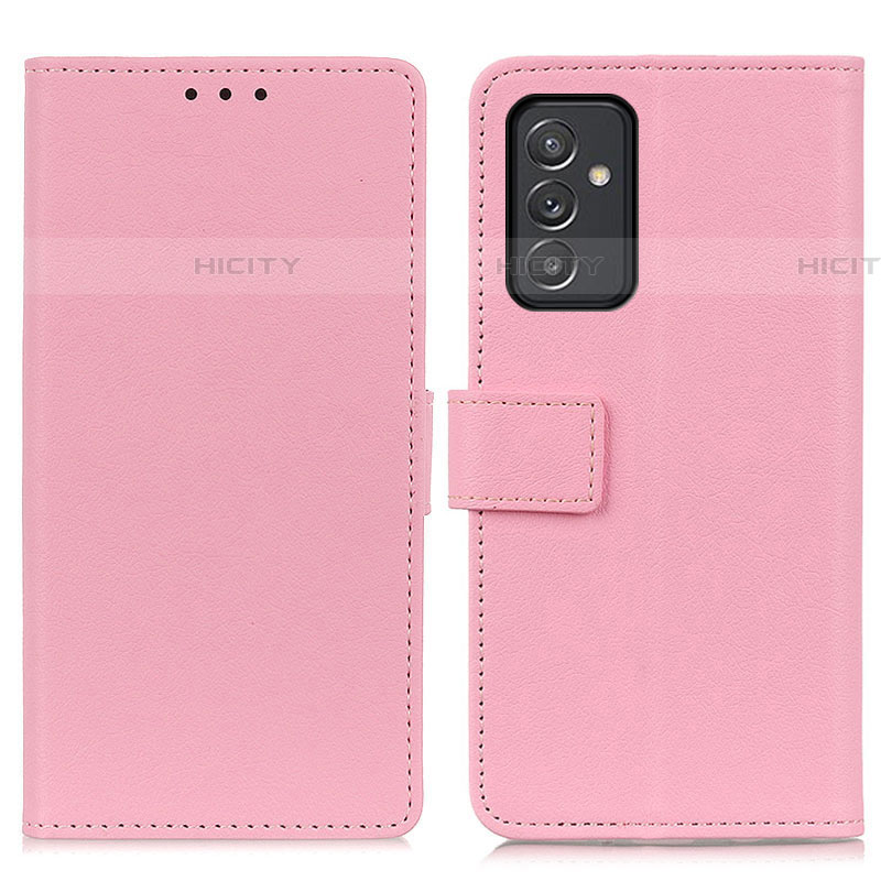 Custodia Portafoglio In Pelle Cover con Supporto M08L per Samsung Galaxy A24 4G Rosa