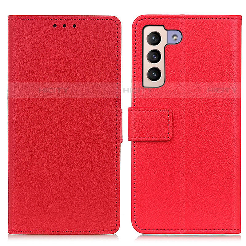 Custodia Portafoglio In Pelle Cover con Supporto M08L per Samsung Galaxy S21 5G Rosso