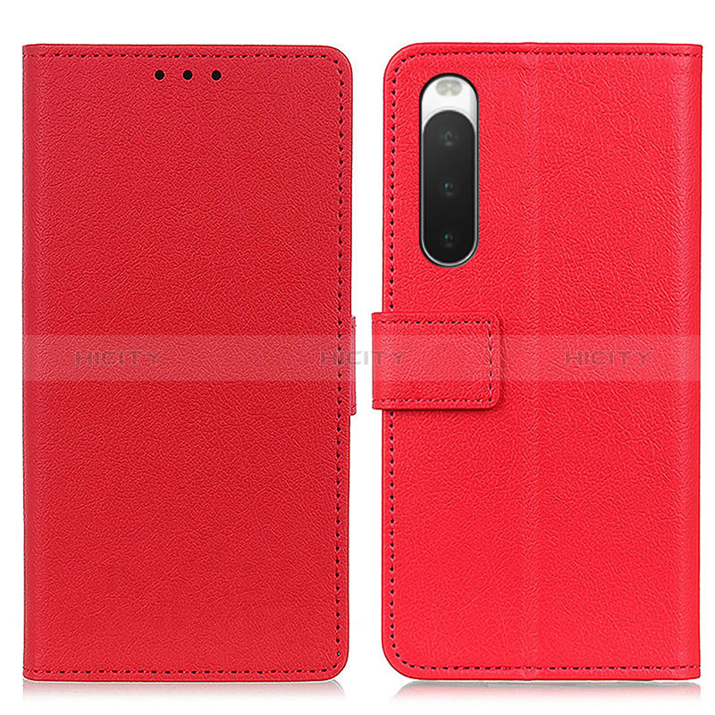 Custodia Portafoglio In Pelle Cover con Supporto M08L per Sony Xperia 10 V