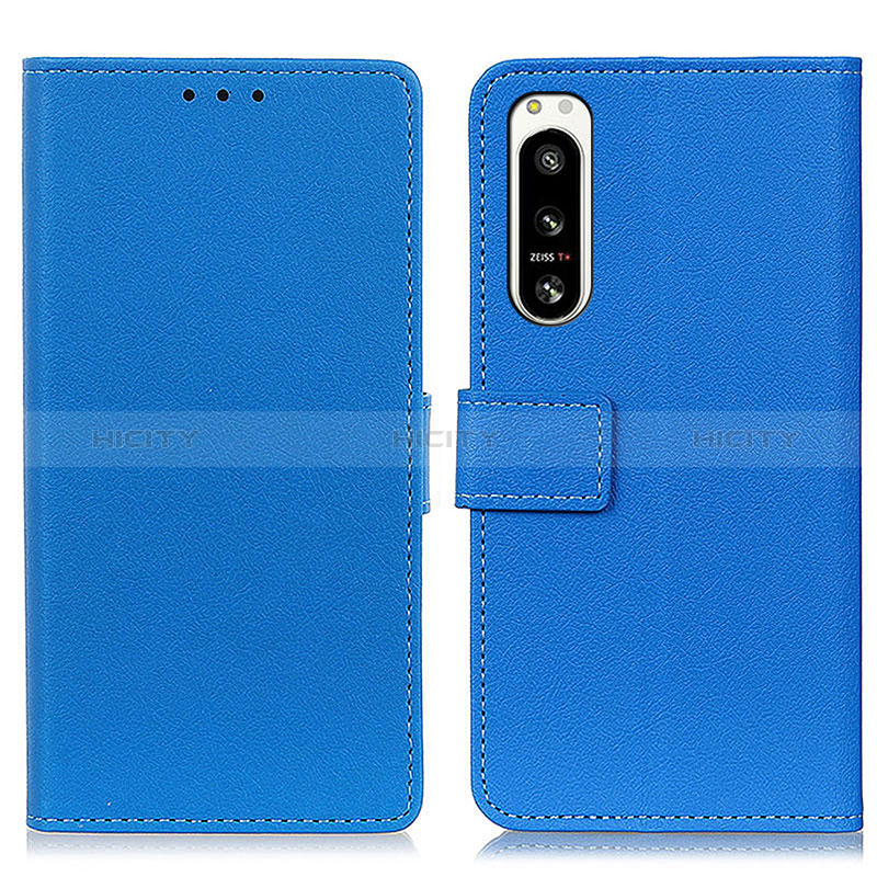 Custodia Portafoglio In Pelle Cover con Supporto M08L per Sony Xperia 5 IV