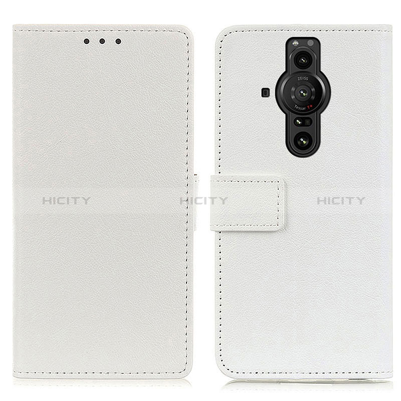 Custodia Portafoglio In Pelle Cover con Supporto M08L per Sony Xperia PRO-I