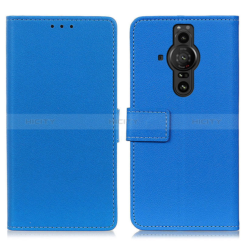 Custodia Portafoglio In Pelle Cover con Supporto M08L per Sony Xperia PRO-I