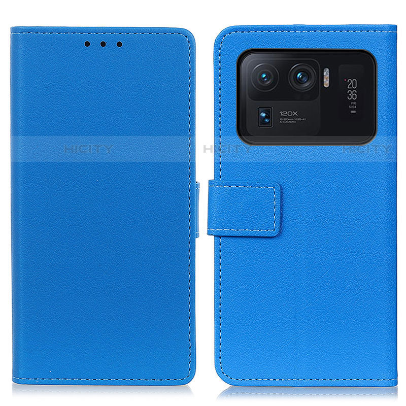 Custodia Portafoglio In Pelle Cover con Supporto M08L per Xiaomi Mi 11 Ultra 5G Blu