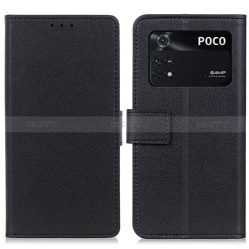 Custodia Portafoglio In Pelle Cover con Supporto M08L per Xiaomi Poco M4 Pro 4G