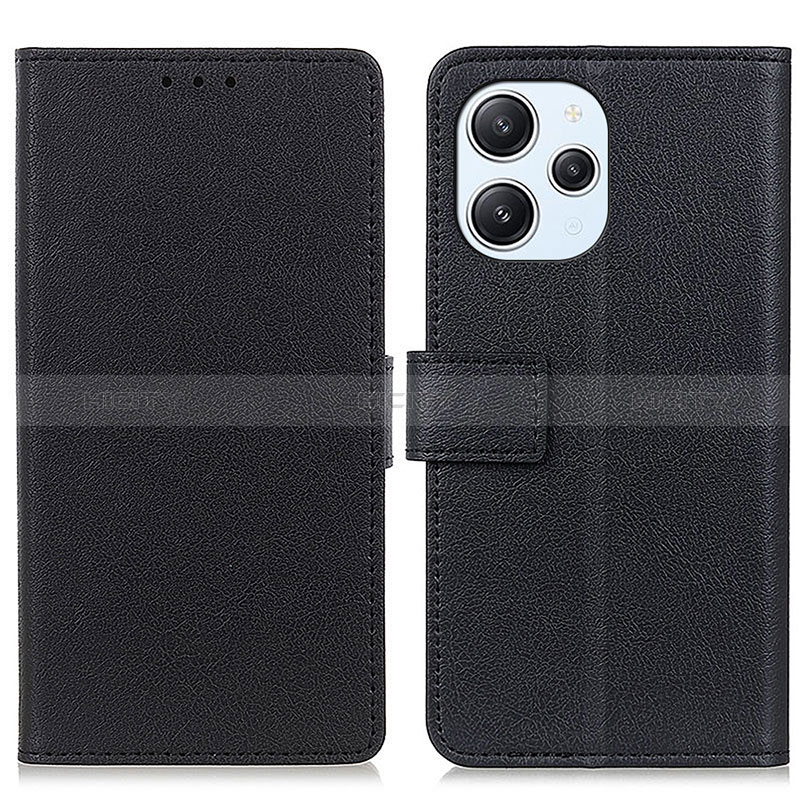 Custodia Portafoglio In Pelle Cover con Supporto M08L per Xiaomi Redmi 12 4G Nero