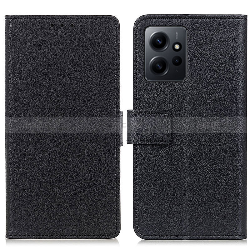 Custodia Portafoglio In Pelle Cover con Supporto M08L per Xiaomi Redmi Note 12 4G Nero