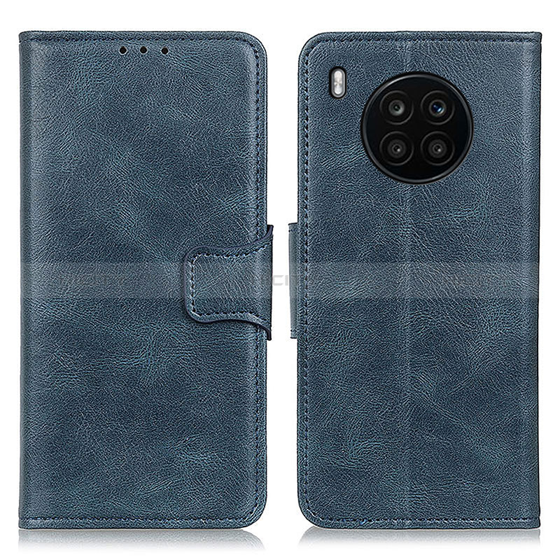 Custodia Portafoglio In Pelle Cover con Supporto M09L per Huawei Nova 8i Blu
