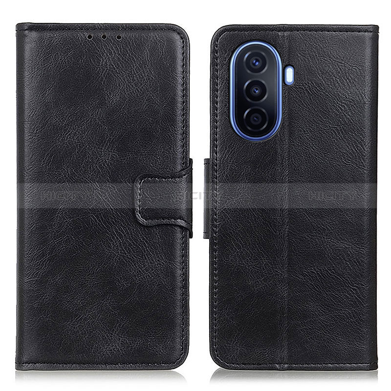 Custodia Portafoglio In Pelle Cover con Supporto M09L per Huawei Nova Y70 Nero