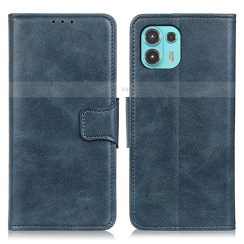 Custodia Portafoglio In Pelle Cover con Supporto M09L per Motorola Moto Edge 20 Lite 5G Blu