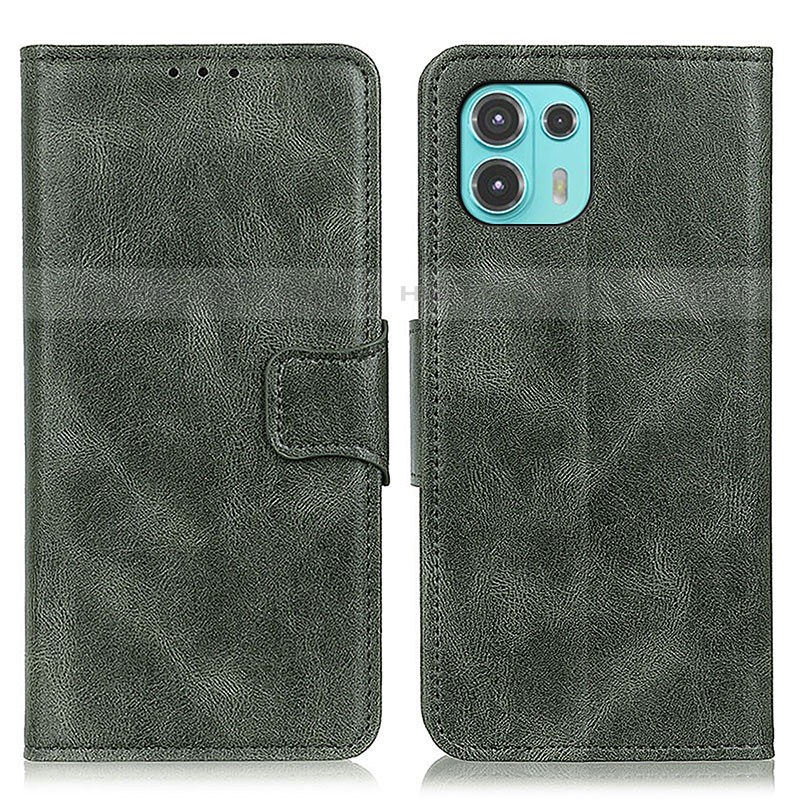 Custodia Portafoglio In Pelle Cover con Supporto M09L per Motorola Moto Edge 20 Lite 5G Verde