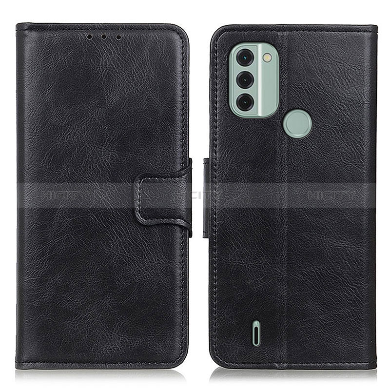 Custodia Portafoglio In Pelle Cover con Supporto M09L per Nokia C31 Nero