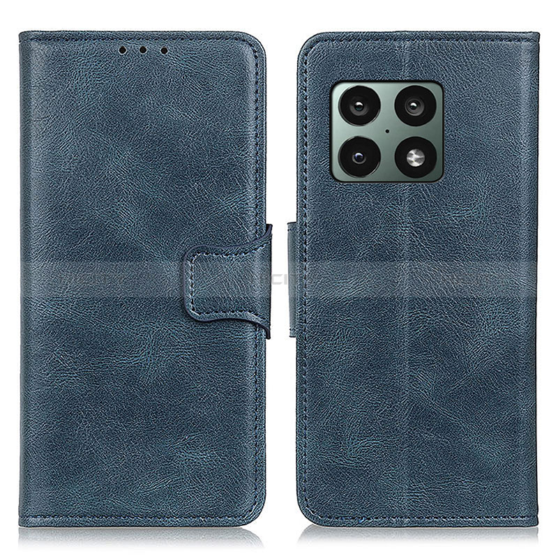 Custodia Portafoglio In Pelle Cover con Supporto M09L per OnePlus 10 Pro 5G Blu