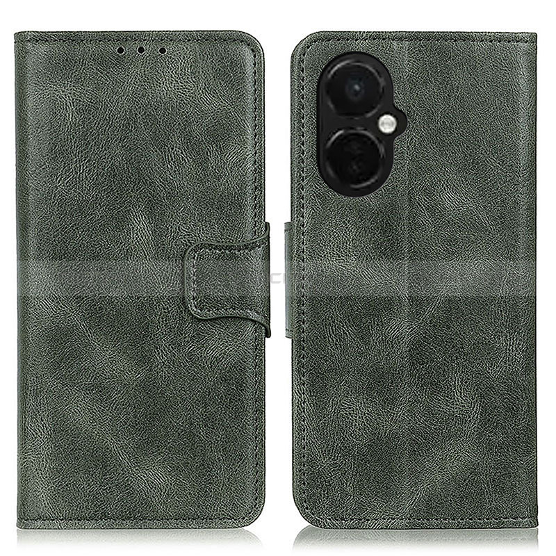 Custodia Portafoglio In Pelle Cover con Supporto M09L per OnePlus Nord CE 3 5G Verde