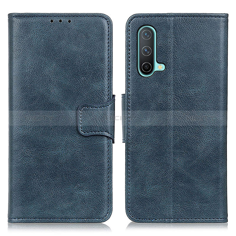 Custodia Portafoglio In Pelle Cover con Supporto M09L per OnePlus Nord CE 5G Blu