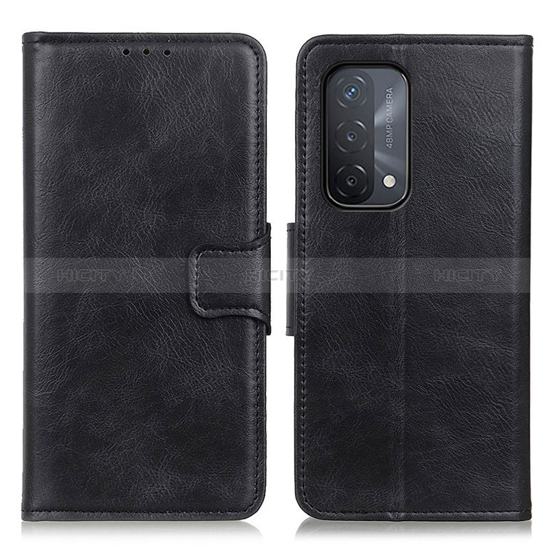 Custodia Portafoglio In Pelle Cover con Supporto M09L per Oppo A54 5G Nero